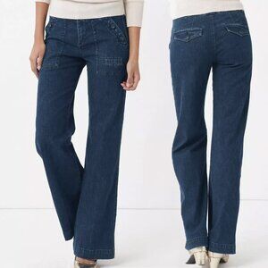Daughters Of The Liberation Patch Pocket Wide-Leg Jeans